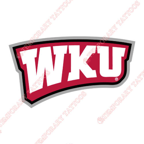 Western Kentucky Hilltoppers Customize Temporary Tattoos Stickers NO.6984